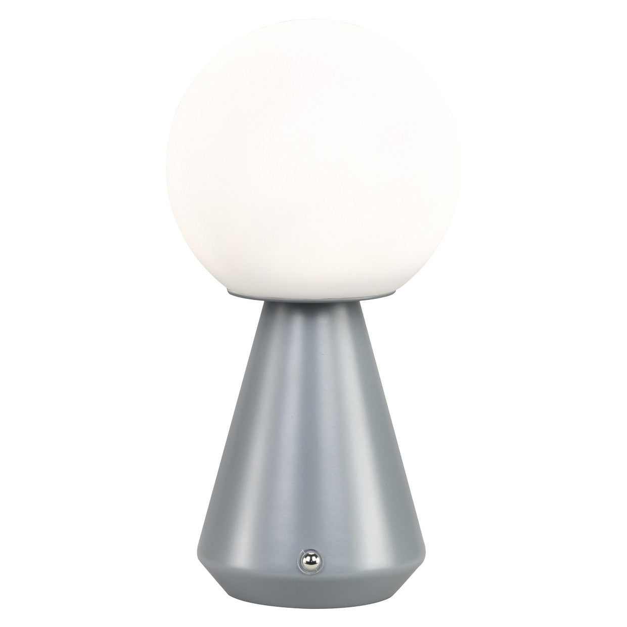 Sobremesa LOGAL Gris Mate LED Recargable - AJP / Alemar - 11706 - luzguru.com