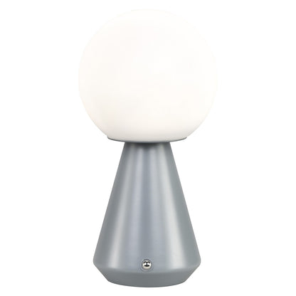 Sobremesa LOGAL Gris Mate LED Recargable - AJP / Alemar - 11706 - luzguru.com