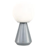 Sobremesa LOGAL Gris Mate LED Recargable - AJP / Alemar - 11706 - luzguru.com