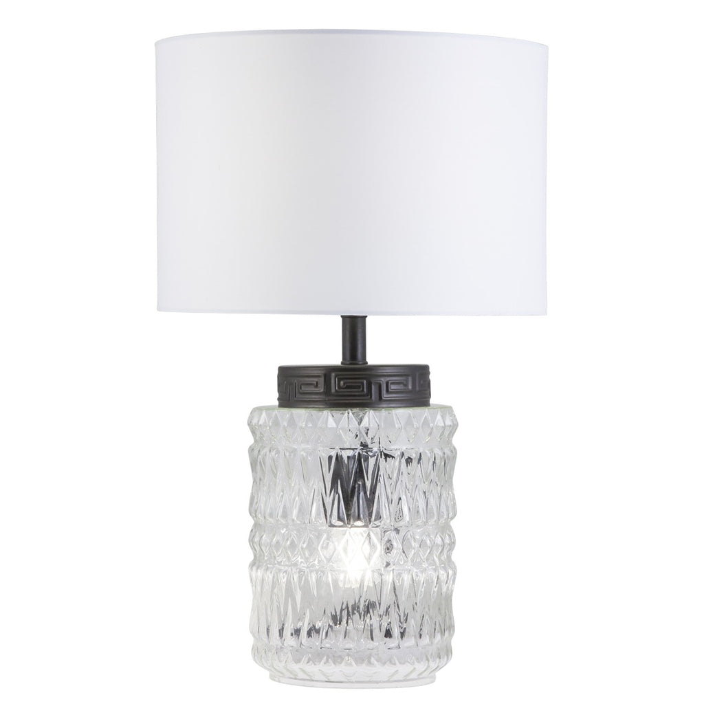 Lámpara de sobremesa Malmo Negro-Cristal AJP / Alemar - 10871 - luzguru.com