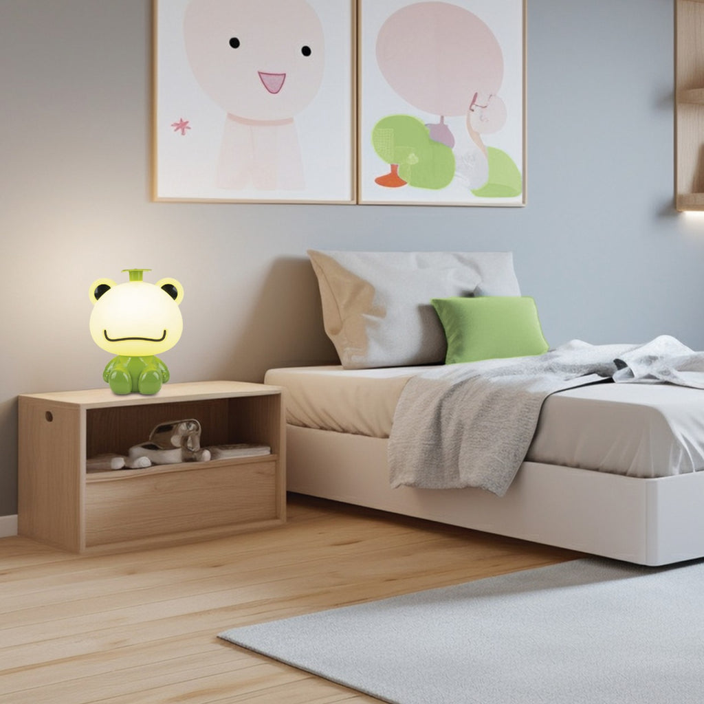 Medidas Sobremesa Maskota Ranita Verde AJP/Alemar Ref. 11760 - LuzGuru
