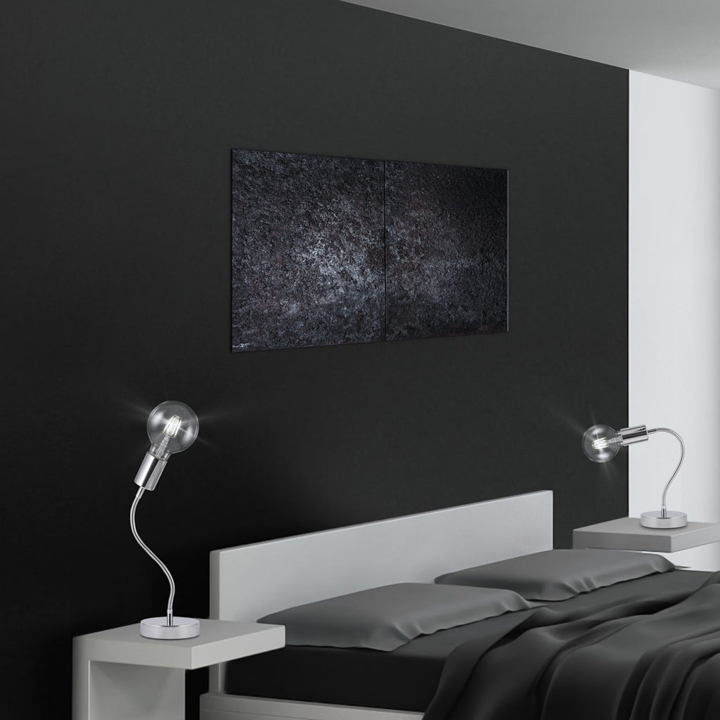 Medidas Sobremesa Melisa Cromo AJP/Alemar Ref. 60031 - LuzGuru
