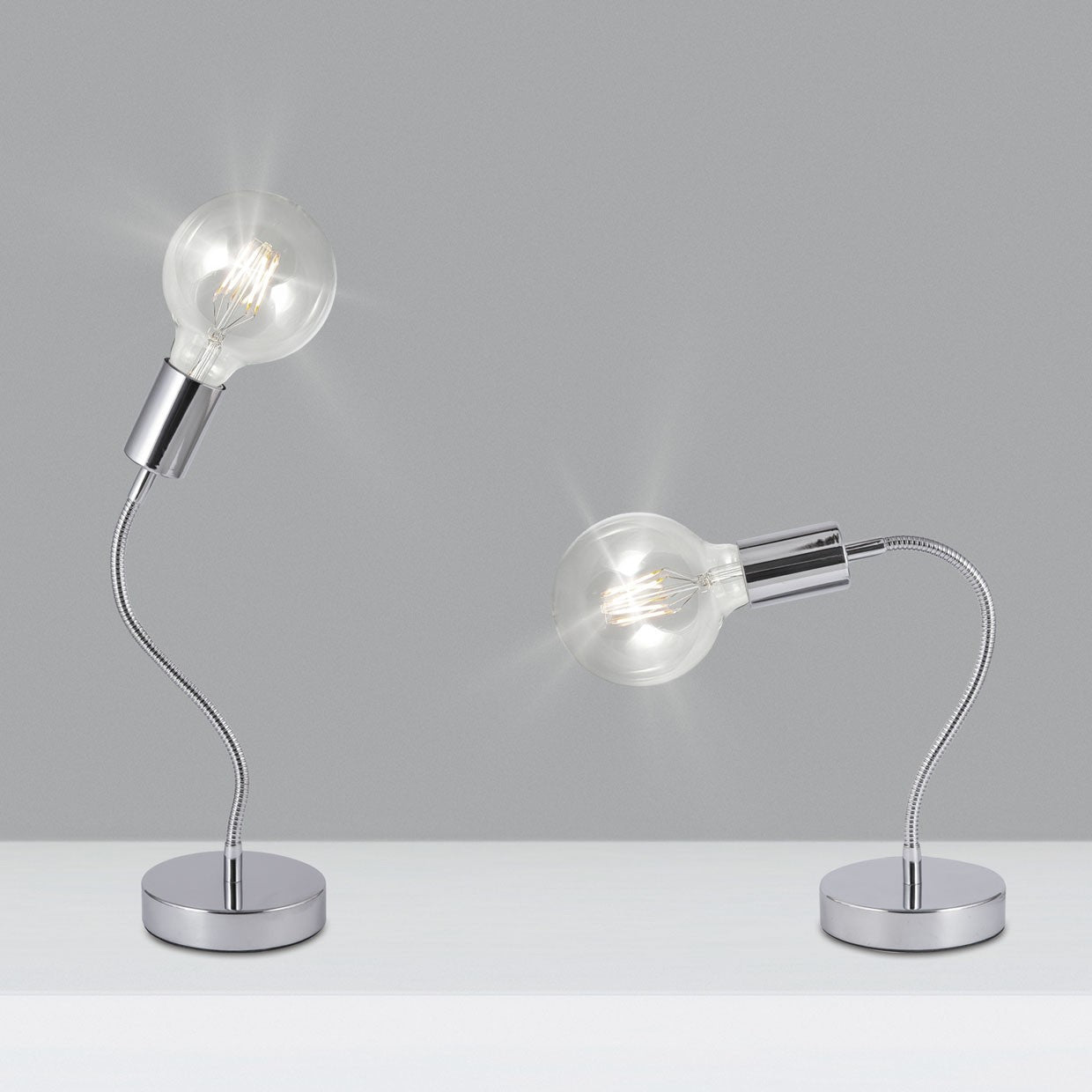 Sobremesa Melisa Cromo AJP/Alemar (Ref. 60031): Dimensiones detalladas.  Descubre su elegante diseño y funcionalidad. LuzGuru.
