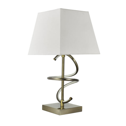 Lámpara de sobremesa Nueva York Fabrilamp / Abrila 153972014 con diseño en cuero