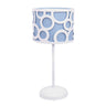 Lámpara de mesa Orlando azul Fabrilamp / Abrila, referencia 028271008 para dormitorio y salón