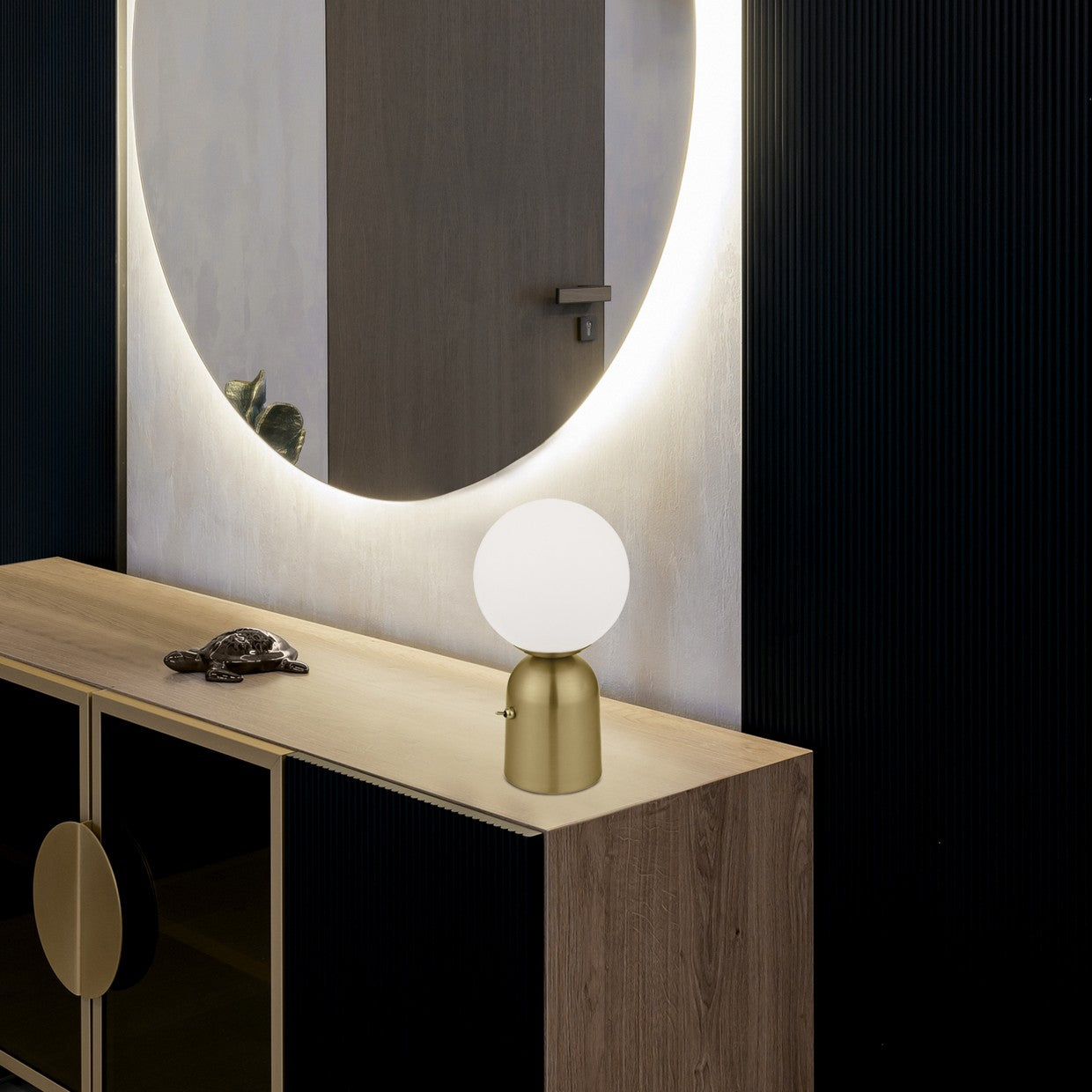 Sobremesa Parma Latón AJP/Alemar Ref. 11601 - Medidas: [Insertar medidas aquí], lámpara de sobremesa 1x40W E-14,  luzguru.com
