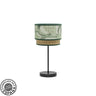 Lámpara de mesa Congo Fabrilamp / Abrila rústica verde natural ref. 224971009