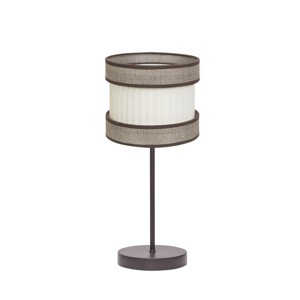 Lámpara de mesa HOME Marrón y Beige Fabrilamp / Abrila 175571002