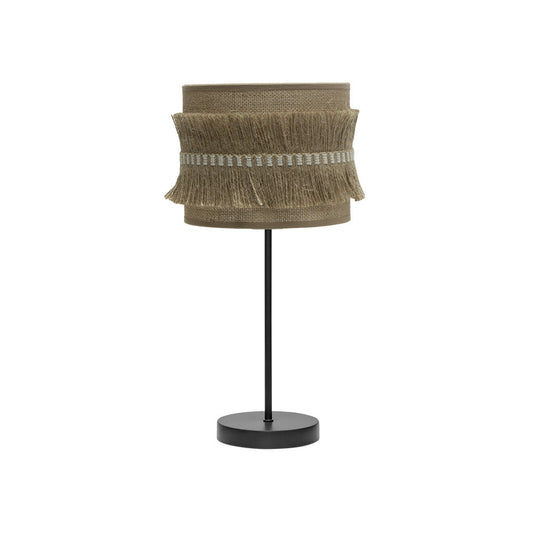 Sobremesa Kala Pequeña Negro Saco con Flecos Fabrilamp / Abrila - SKU 186771009