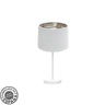 Lámpara Sobremesa Tunez Fabrilamp / Abrila Blanca Estampada Ref 225171001