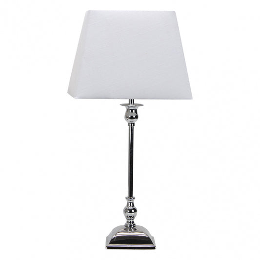 Sobremesa Percasol Cromo E27 de Fabrilamp/Abrila. Diseño elegante y clásico para tu hogar. Disponible en luzguru.com