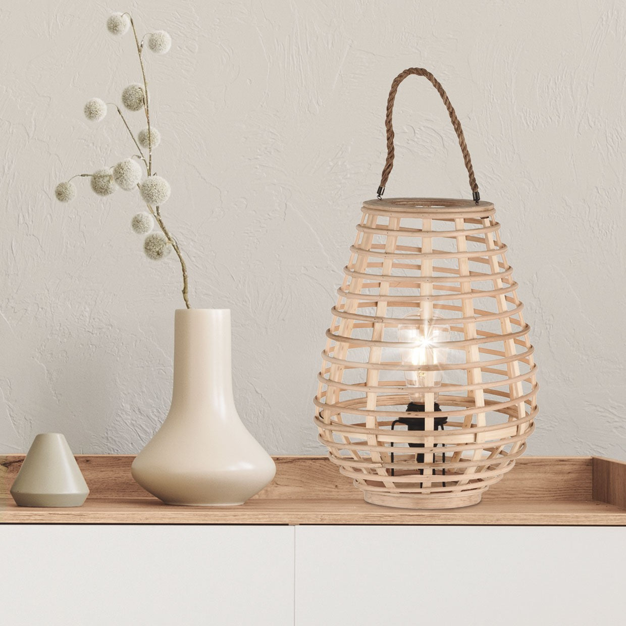 Lámpara sobremesa Picardo AJP/Alemar 10955 - Medidas detalladas.  Luzguru.com
