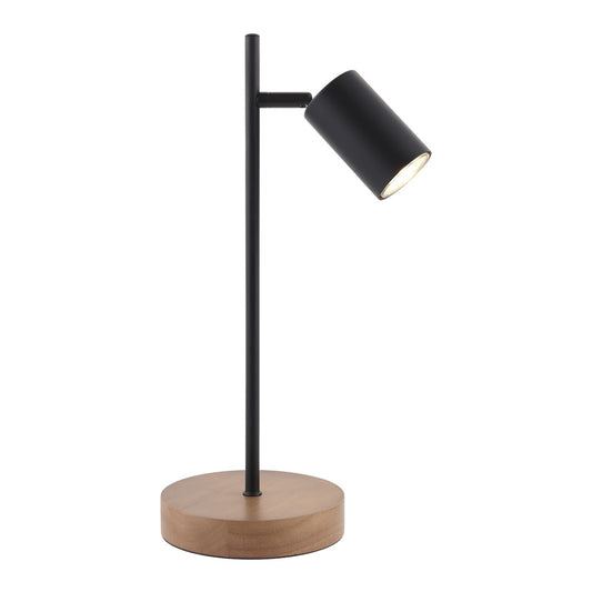 Sobremesa Pireo Negra-Madera AJP/Alemar 11145 - luzguru.com