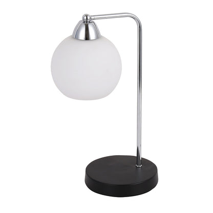 Lámpara de mesa Pissis Fabrilamp / Abrila moderno cromo negro 152871020