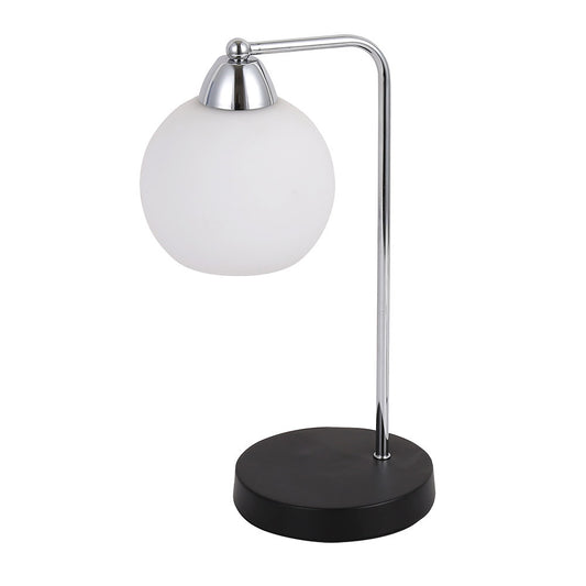 Lámpara de mesa Pissis Fabrilamp / Abrila moderno cromo negro 152871020