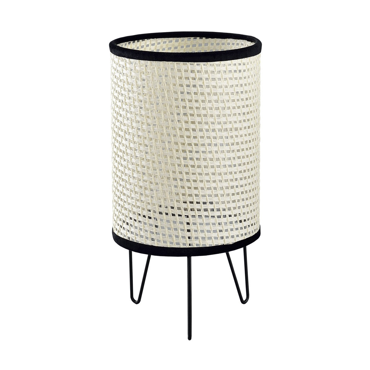 Sobremesa Polo Rejilla Natural Negra - AJP / Alemar - 11372 - luzguru.com