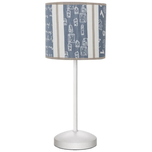 Sobremesa Retal Celeste 1xE14 de Fabrilamp, lámpara infantil para decoración de habitaciones.  Compra en luzguru.com