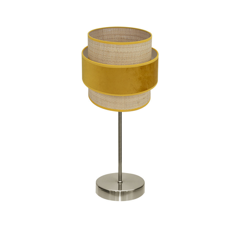 Lámpara Sobremesa Nature Reyes Cuero y Yema Fabrilamp / Abrila 177471050