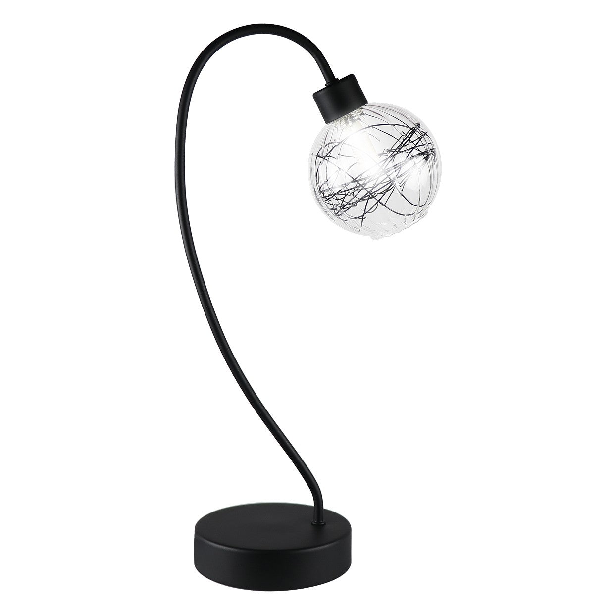 Sobremesa ROLO Negra 1x40W G9 - AJP / Alemar - 11324 - luzguru.com