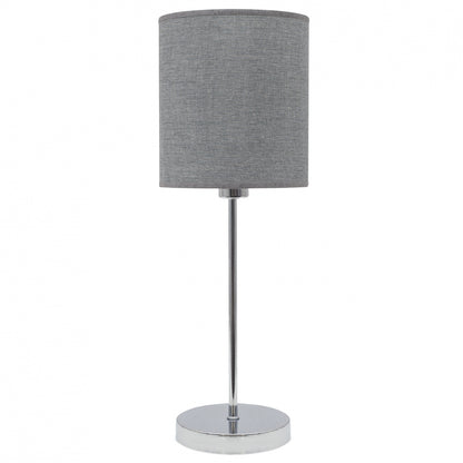 Lámpara de mesa Axel plata Fabrilamp / Abrila, referencia 124971010