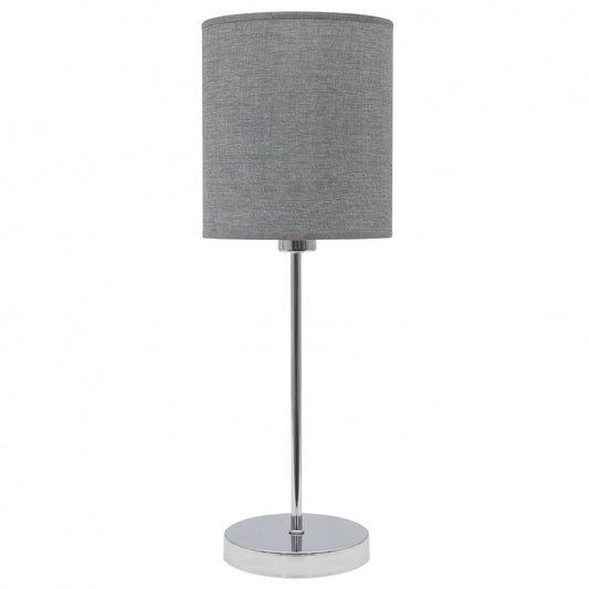 Lámpara de mesa Axel plata Fabrilamp / Abrila, referencia 124971010