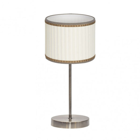 Lámpara de Sobremesa Soprano 44 cm Pantalla Plisada Beige Fabrilamp - vista principal | Fabrilamp / Abrila