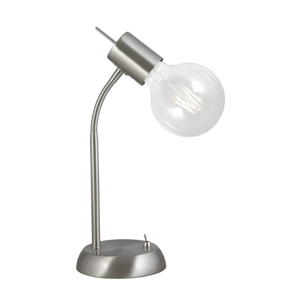 Lámpara de Sobremesa Tenor 35 cm Níquel Satinado AJP