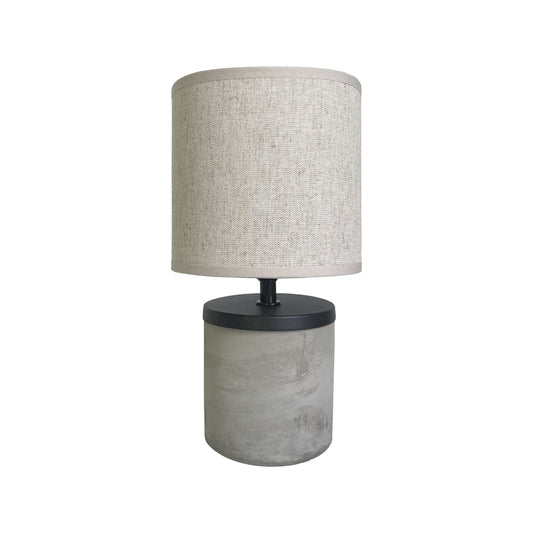 Lámpara de Sobremesa Tirol Cemento Gris 40W E-14 Alemar - vista principal | AJP / Alemar