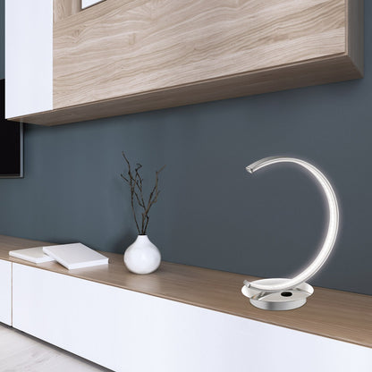 Sobremesa LED Uber 8W AJP/Alemar (Ref. 60179) - Dimensiones: [Insertar dimensiones aquí, ej: 10x5x12 cm]. Luz neutra 4000K, 760 lúmenes. luzguru.com
