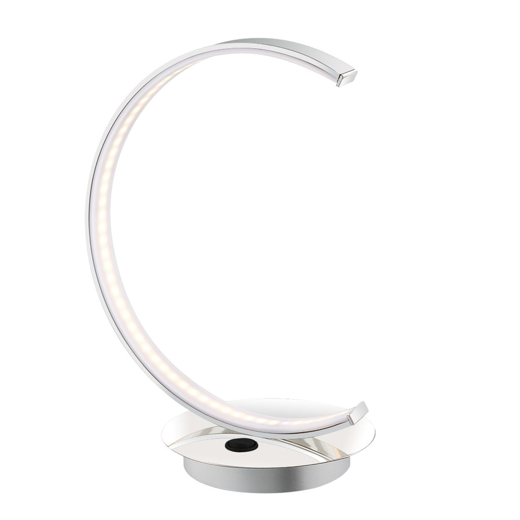 Sobremesa LED Uber 8W AJP/Alemar (Ref. 60179): Dimensiones detalladas. Iluminación moderna para escritorio. Luzguru.com
