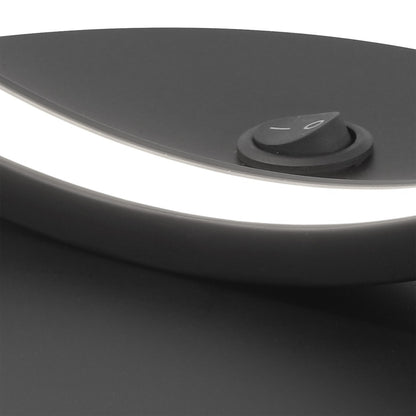 Sobremesa LED AJP/Alemar Uber Negra Mate 8W (Ref. 60424): Dimensiones detalladas. Iluminación moderna, eficiente y elegante para tu hogar.  Compra ahora en luzguru.com
