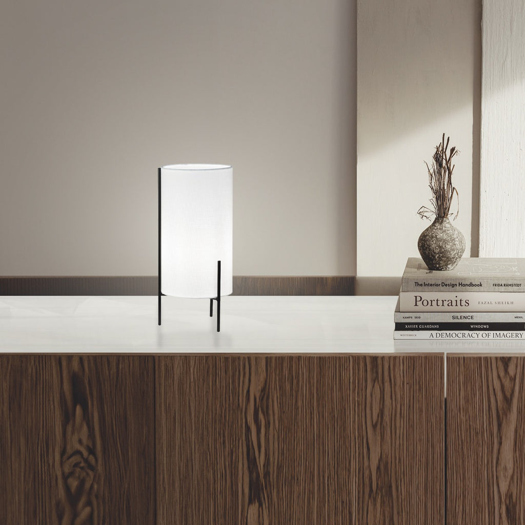 Medidas Sobremesa Virgil Blanco/Negro AJP/Alemar Ref. 11694 - LuzGuru
