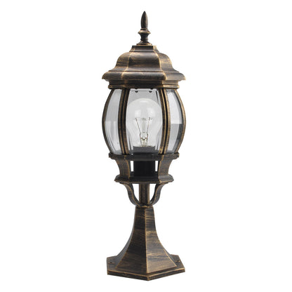 Sobremuro Caelum Fabrilamp / Abrila exterior clásico negro y oro, Ref. 149571016