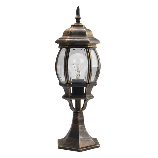 Sobremuro Caelum Fabrilamp / Abrila exterior clásico negro y oro, Ref. 149571016