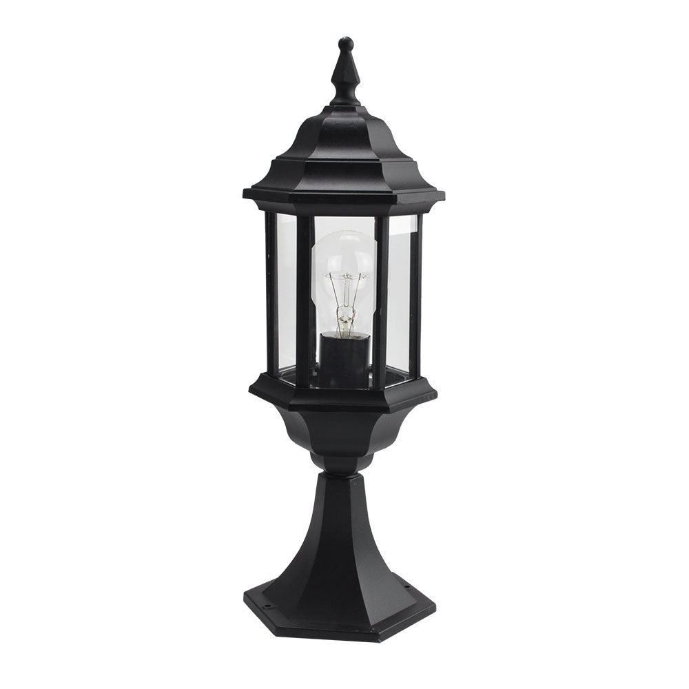 Sobremuro Pollux Exterior Negro Fabrilamp / Abrila 149471009 para jardín