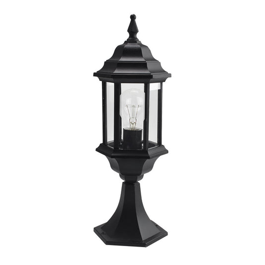 Sobremuro Pollux Exterior Negro Fabrilamp / Abrila 149471009 para jardín
