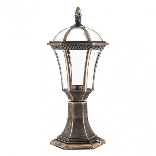 Sobremuro Exterior Comino 1xE27 Oro Viejo IP44 Fabrilamp - vista principal | Fabrilamp / Abrila
