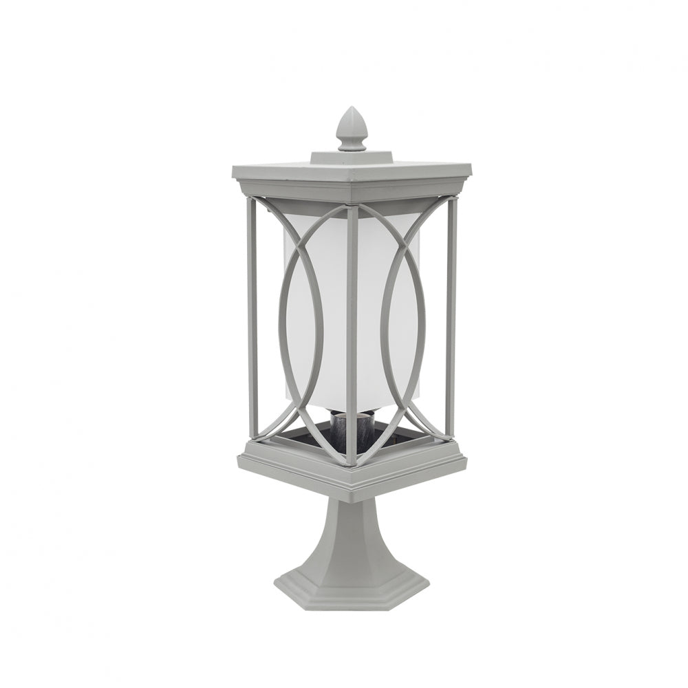 Sobremuro Garden Fabrilamp para exterior, diseño clásico en plata, ref. 125271010