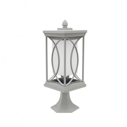 Sobremuro Garden Fabrilamp para exterior, diseño clásico en plata, ref. 125271010