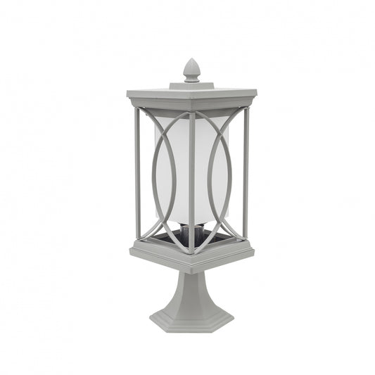 Sobremuro Garden Fabrilamp para exterior, diseño clásico en plata, ref. 125271010
