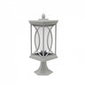 Sobremuro Garden Fabrilamp para exterior, diseño clásico en plata, ref. 125271010