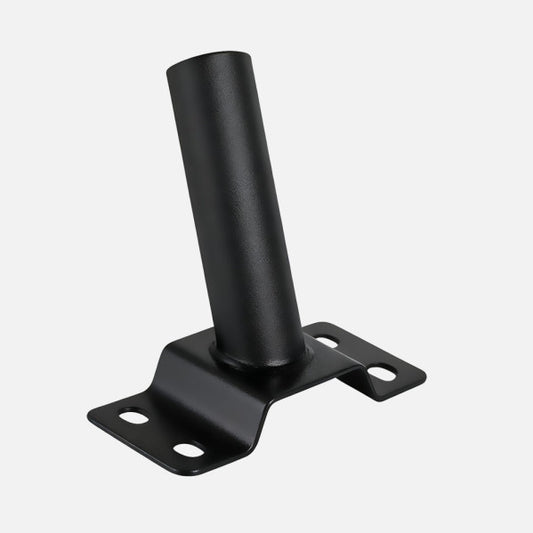 Soporte de Pared para Farola Bazán Negro 15 cm Fabrilamp - Vista frontal principal en fondo blanco | LuzGurú