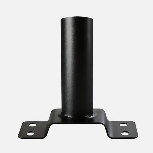 Soporte de Pared para Farola Bazán Negro 15 cm Fabrilamp instalada en ambiente decorativo de salón o dormitorio | Fabrilamp / Abrila