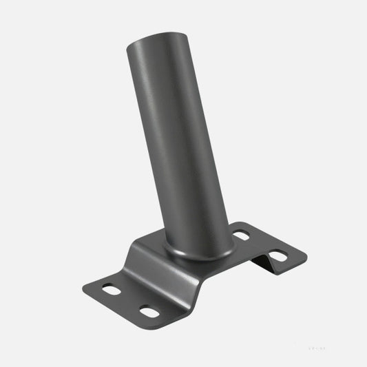 Soporte de Pared para Farola Gris 15 cm Metal Fabrilamp - Vista frontal principal en fondo blanco | LuzGurú