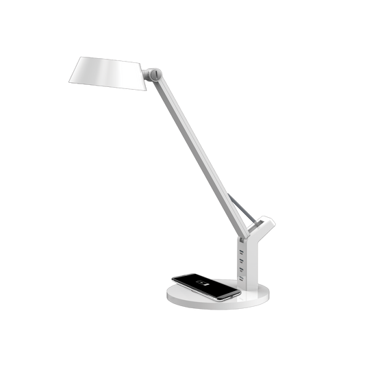Flexo LED de Sobremesa Soroya 8W con Cargador Qi Fabrilamp - vista principal | Fabrilamp / Abrila · Ref. 204071001