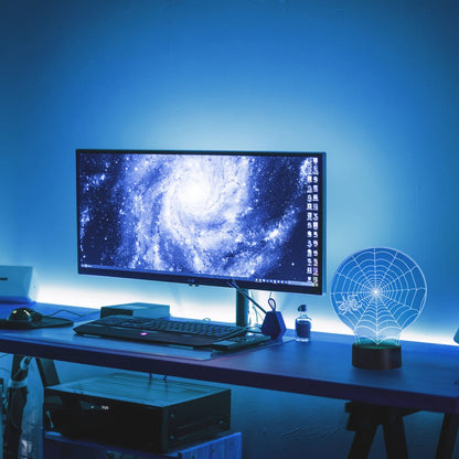 Lámpara de sobremesa con tecnología LED RGB y 7 colores