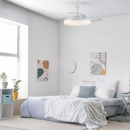 Ventilador de techo fabricado en Acero color Blanco