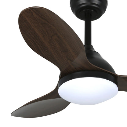 Ventilador de techo LED con 6 velocidades y motor DC silencioso