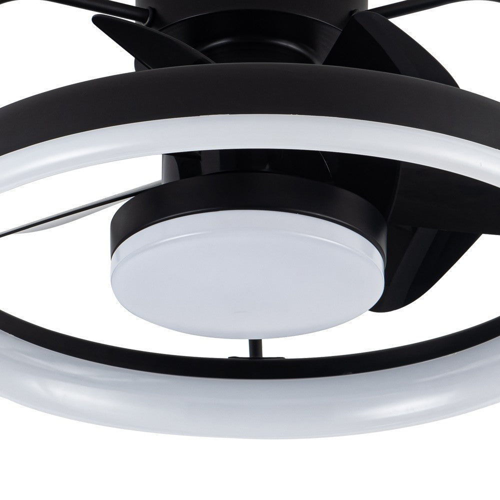 Ventilador de techo LED con motor DC silencioso (39dB)
