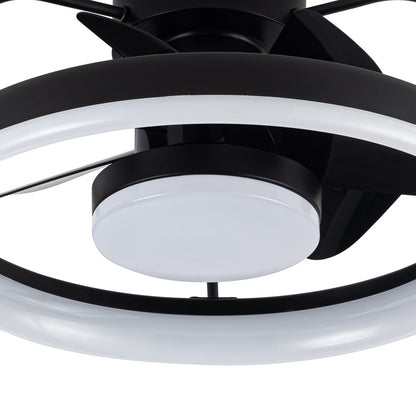 Ventilador de techo LED con motor DC silencioso (39dB)